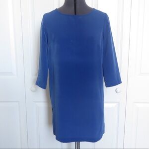 BCBGeneration Blue Mini Shift 3/4 Sleeve Dress, Size XXS 🔴CLEARANCE🔴